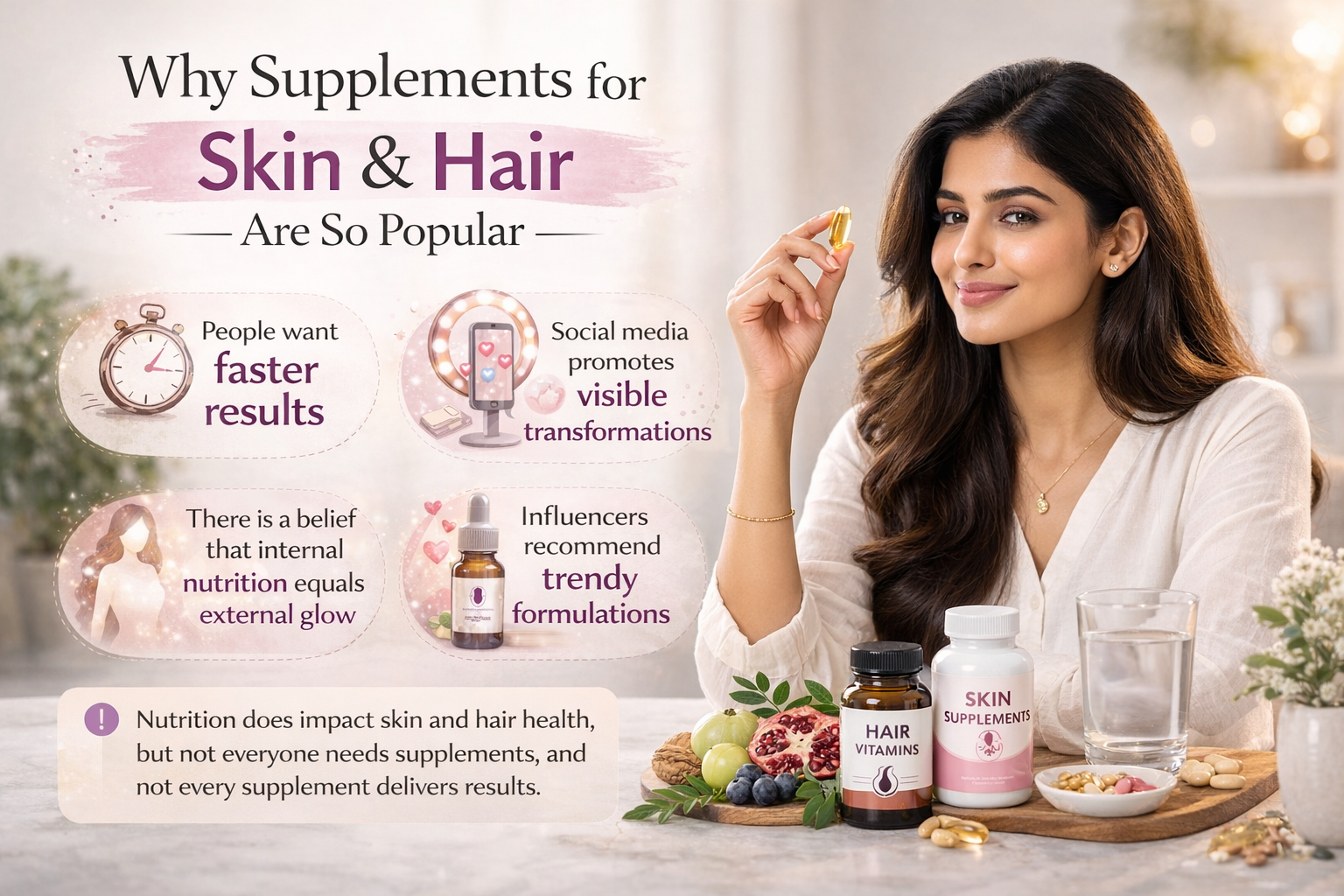 Why Supplements for Skin and Hair Are So Popular
