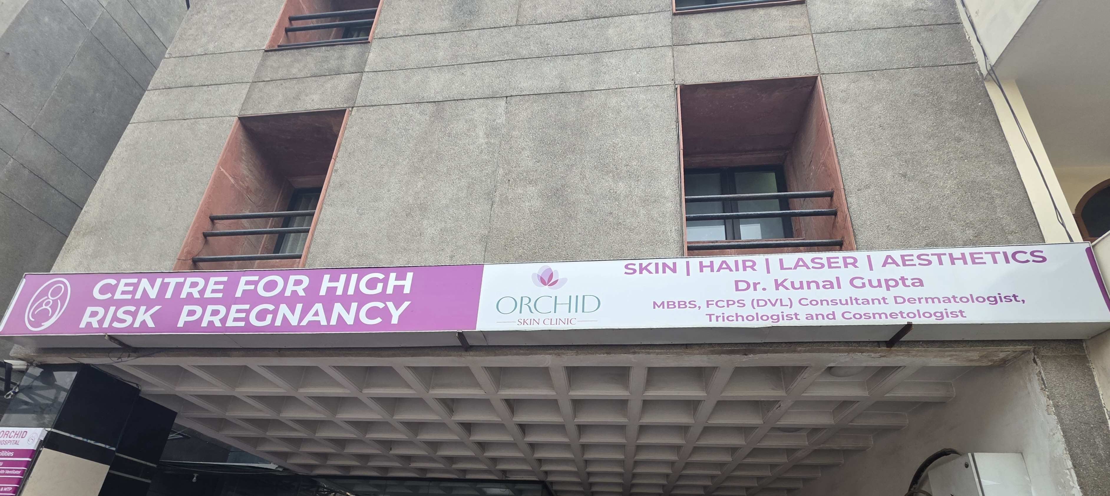 Orchid Skin Clinic Signboard